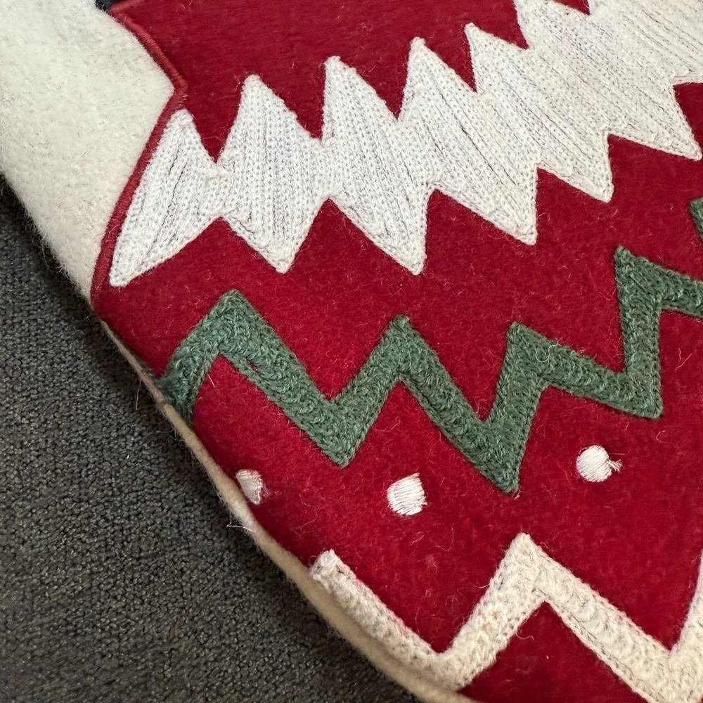 Crate & Barrel Fair Isle Friends Penguin Christmas Stocking by Joan Anderson